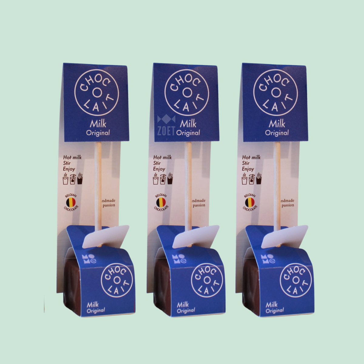 Choc-O-Lait: Melkchocolade (3 stuks)