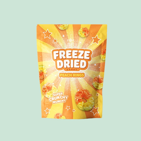 Freeze Dried Candy: Peach Rings