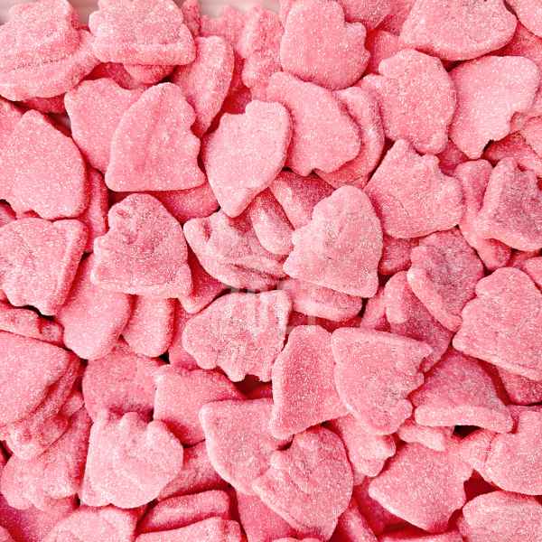 Malaco Zoo Sour Foamy Monkey - lichtroze snoepjes in de vorm van aapjes