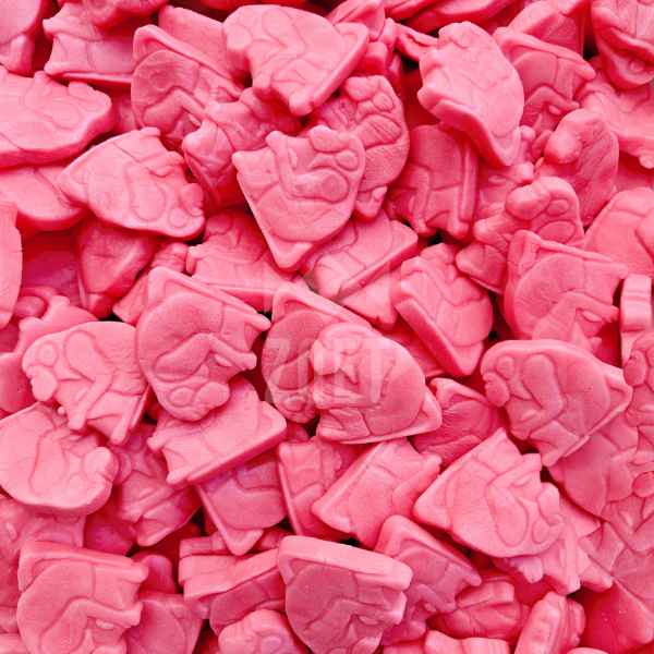 Malaco Zoo Sweet Foamy Monkey - roze snoepjes in de vorm van aapjes