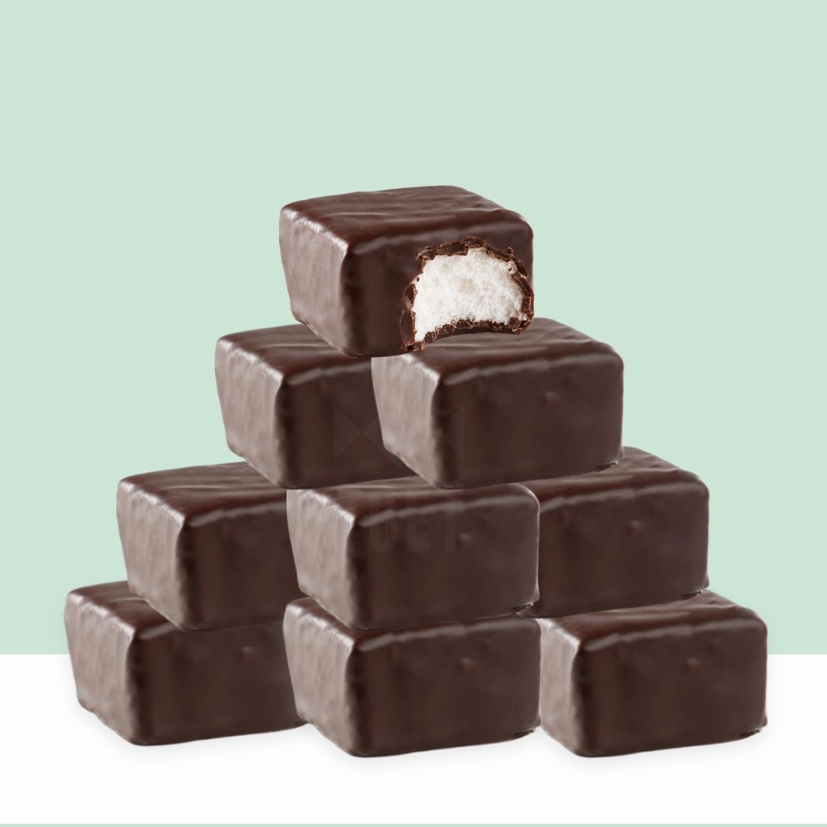 Vers Antwerps spek met pure chocolade