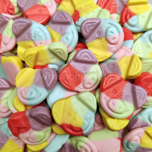 katja feestvarkentjes snoepjes, kleurrijke pigvorm, gelatinevrij