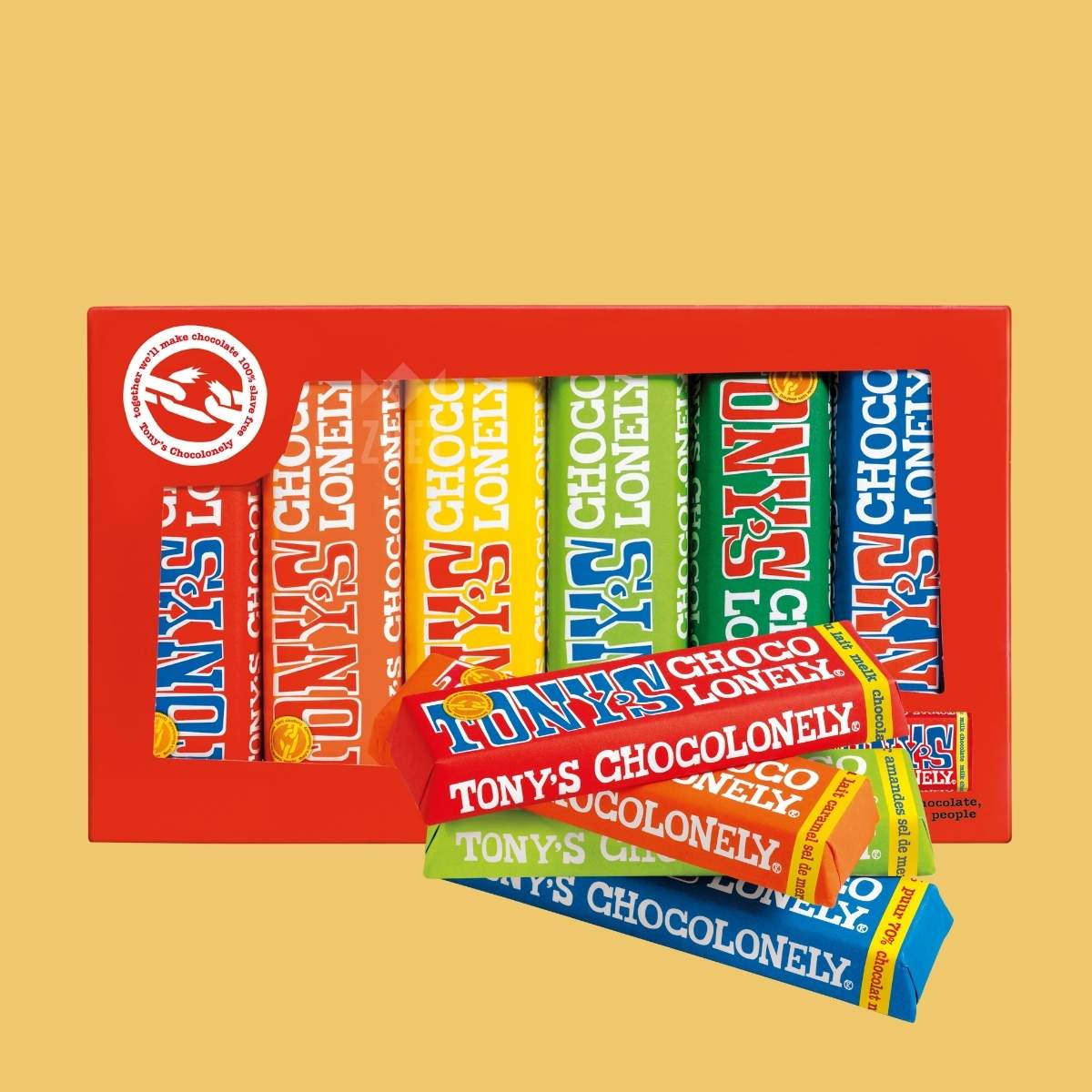 Tonys Chocolonely Proefreepjes met 6 soorten om te proberen