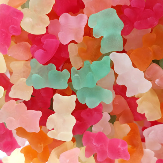 joris beertjes suikervrij snoepjes, kleurrijke beervorm, suikervrij, fruitige smaken