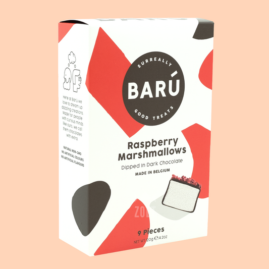 BARÚ Dark Chocolate Raspberry Marshmallows - Large