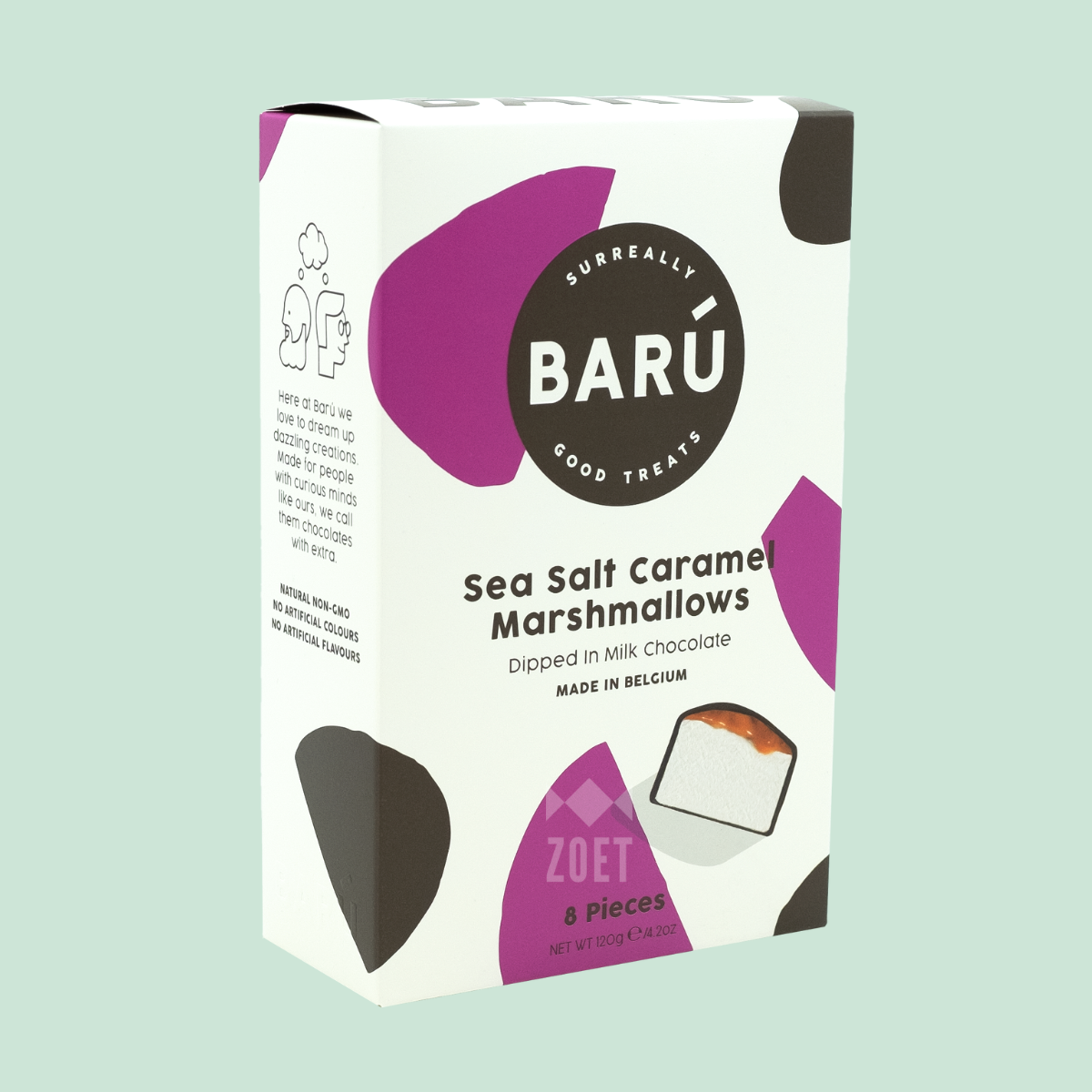 BARÚ Sea Salt Caramel Marshmallows Milk Chocolate - Large