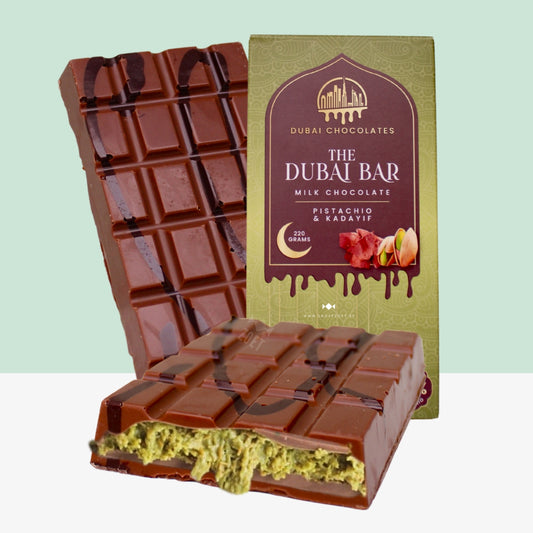 Dubai: Milk Chocolate pistachio & knafeh