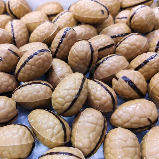 Paaseitjes: Caramel Salé en Pindapraliné