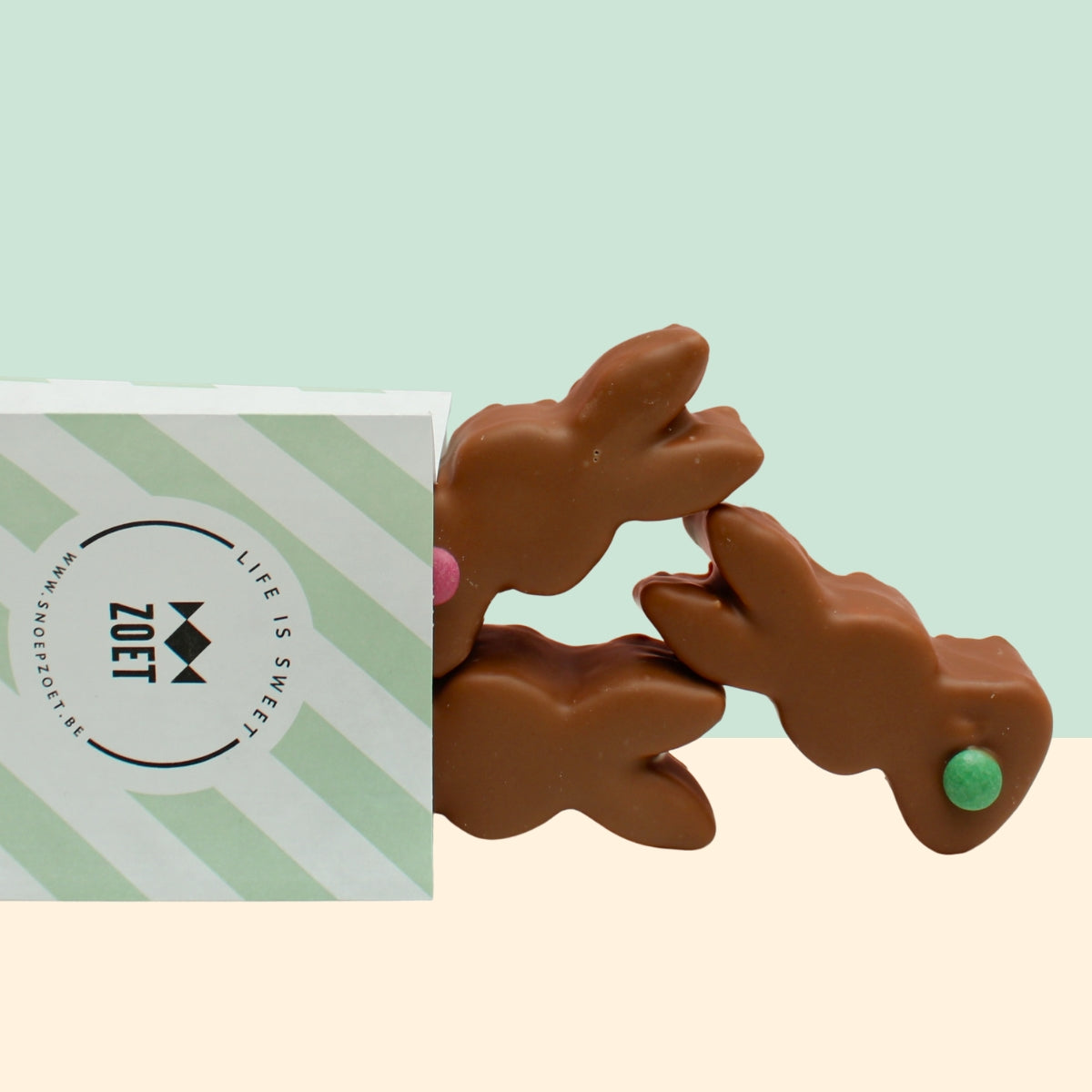 Spekken Haasjes: Melkchocolade