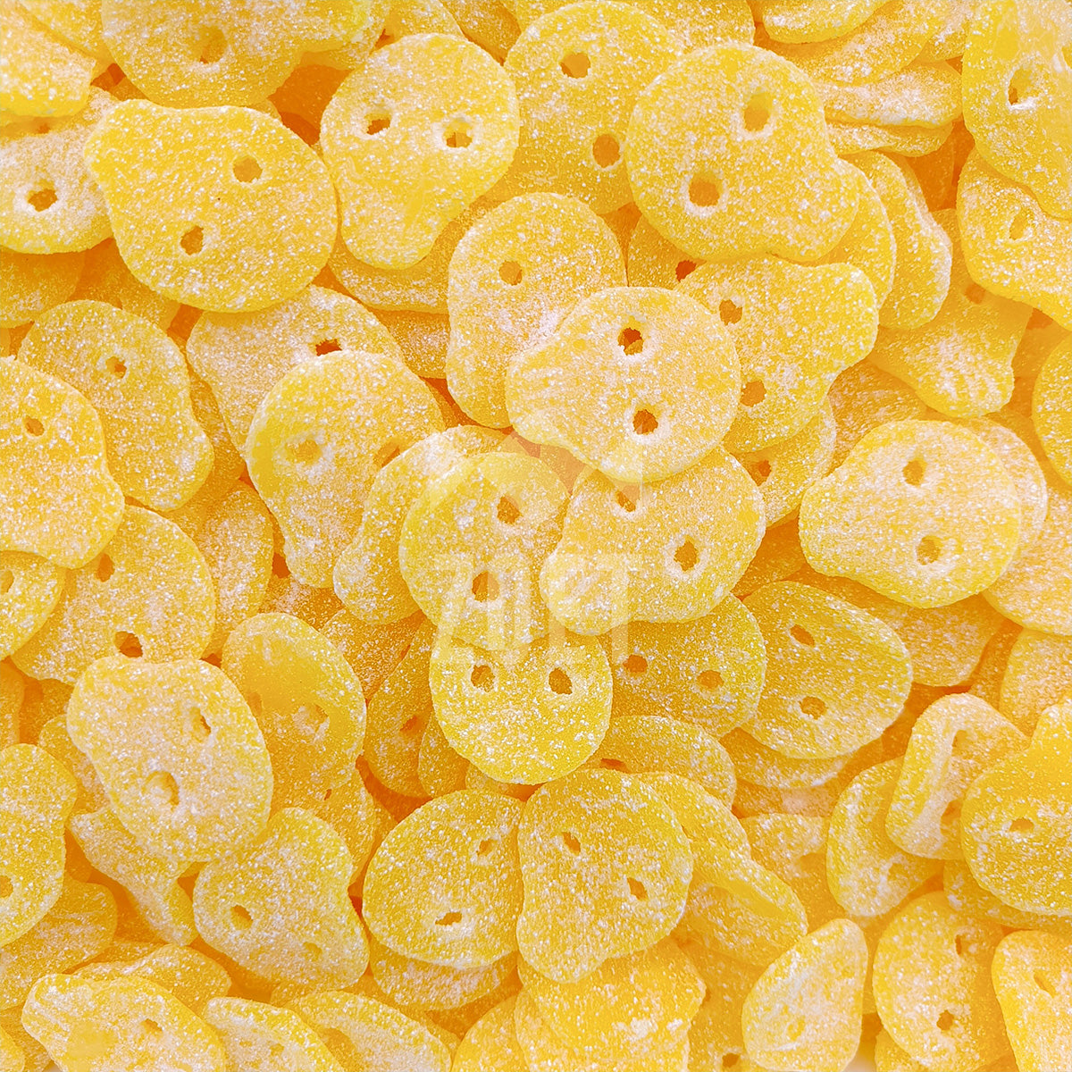 Deze kleurrijke skulls combineren een intense fruitige kern met een zure coating die zorgt voor een stevige prikkeling op de tong. Zacht van textuur, krachtig van smaak en opvallend van vorm. Bovendien zijn ze vegan en zonder gelatine. Ideaal voor wie houdt van zuur met karakter.