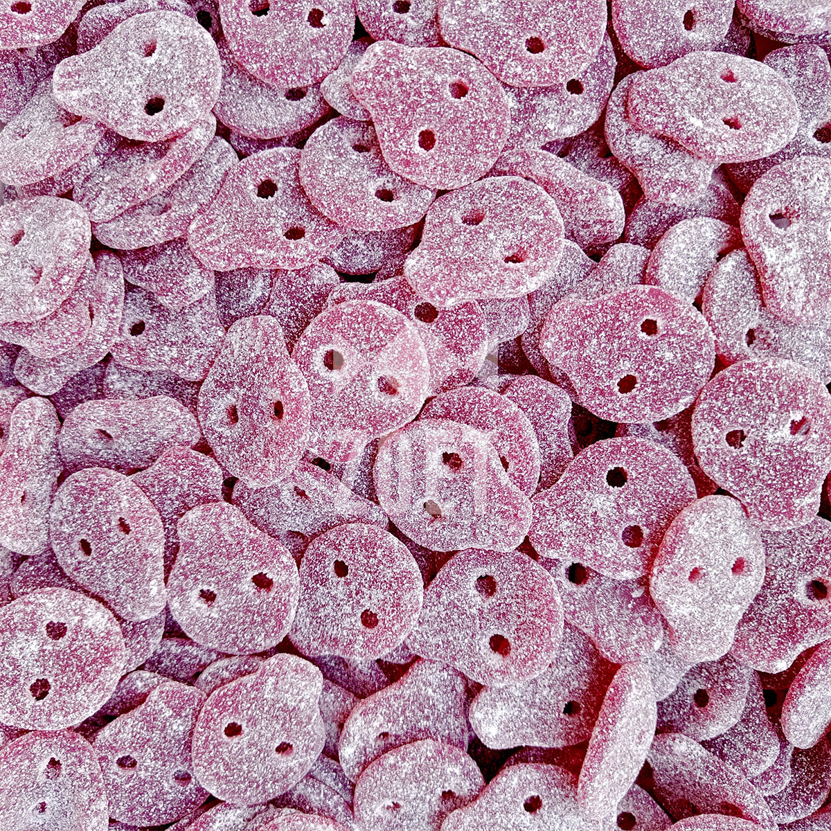Deze kleurrijke skulls combineren een intense fruitige kern met een zure coating die zorgt voor een stevige prikkeling op de tong. Zacht van textuur, krachtig van smaak en opvallend van vorm. Bovendien zijn ze vegan en zonder gelatine. Ideaal voor wie houdt van zuur met karakter.