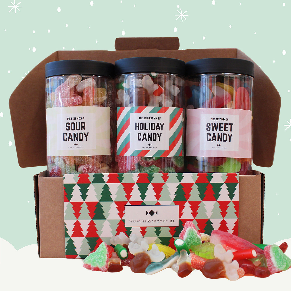 Christmas Candy Jar Gift Box