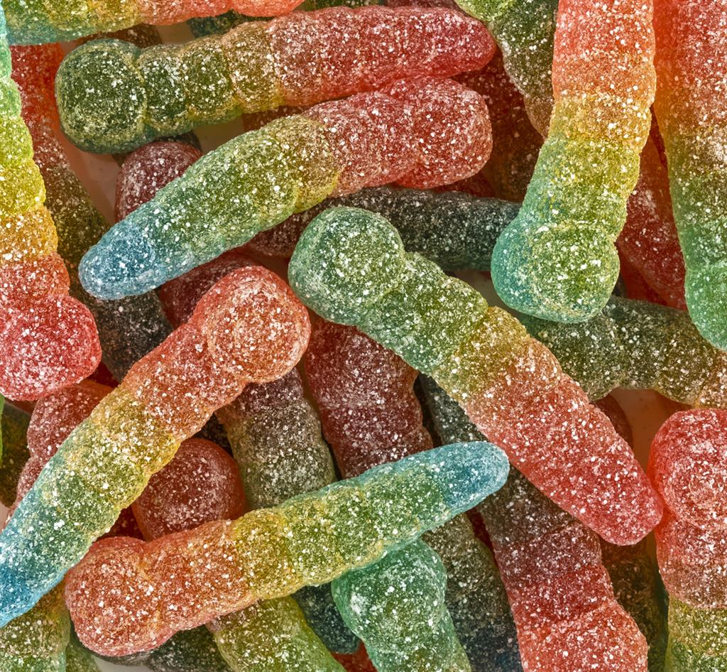 Haribo Zure Regenboog Wormen