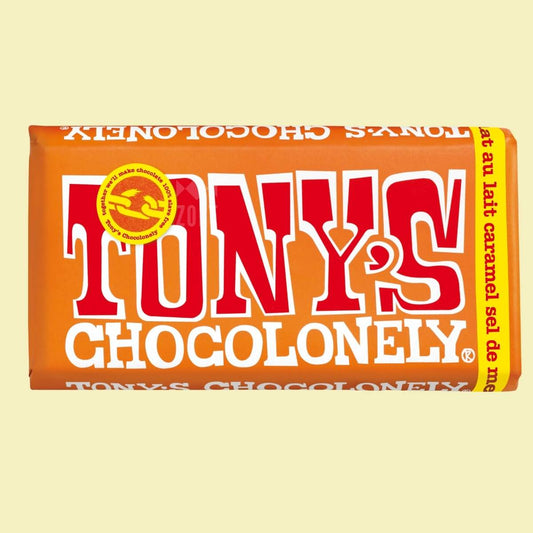 Tonys Chocolonely Melk tablet met karamel en zeezout